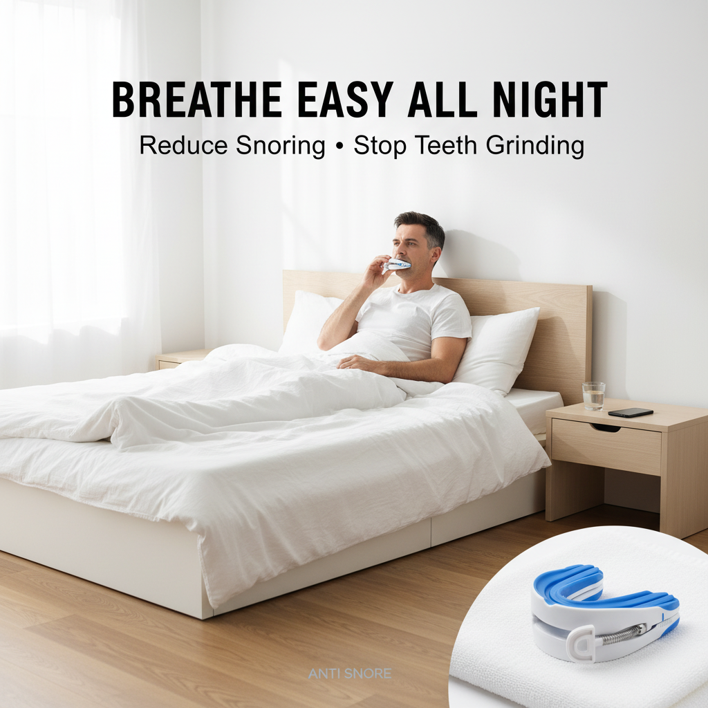 Anti snore mouth guard