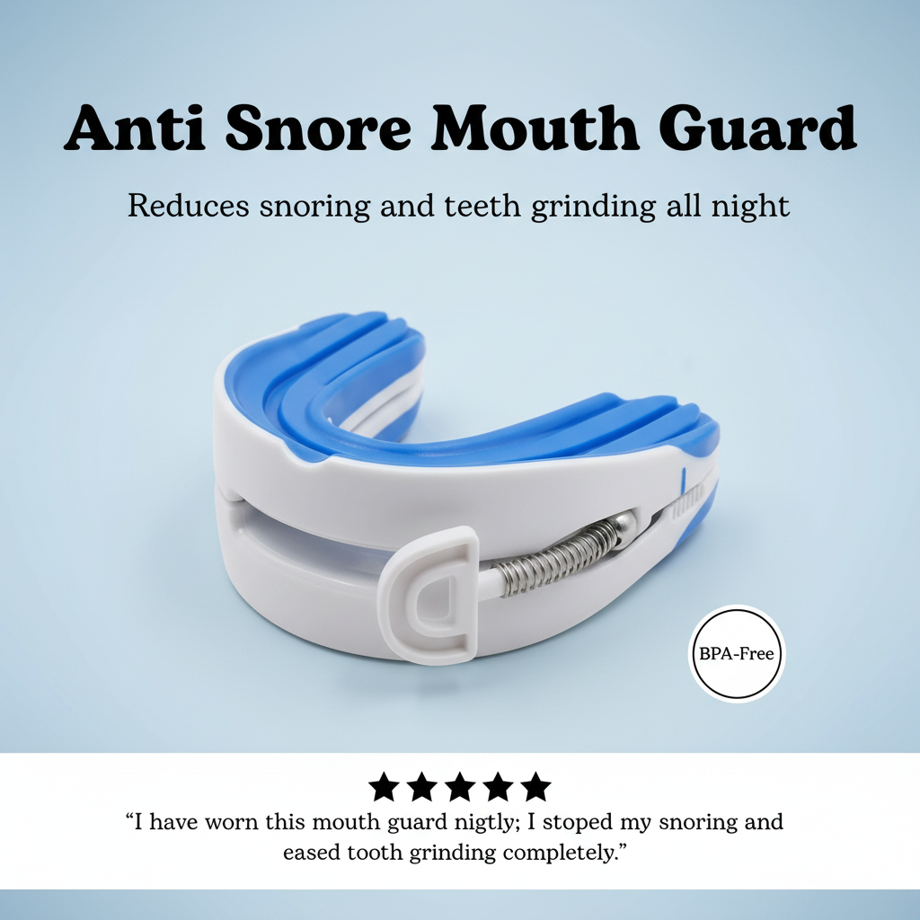 Anti snore mouth guard